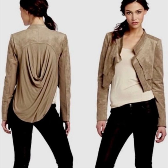 BCBGMaxAzria Jackets & Blazers - BCBGMAXAZRIA Norton Khaki M Medium Jacket Blazer Stretch